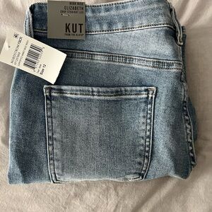 Kut from the Kloth Elizabeth Crop Straight Leg Jeans